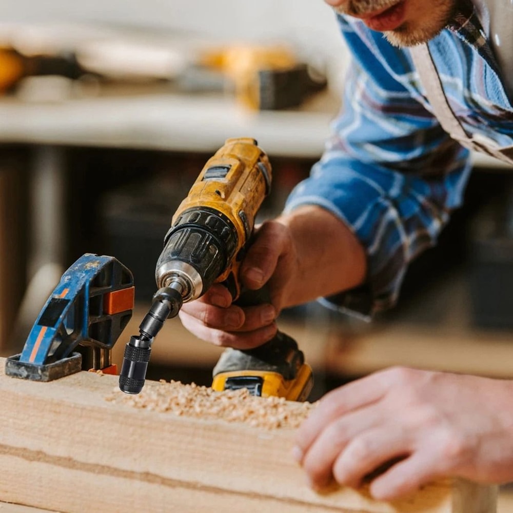 Shank Magnetic Pivoting Drill Bit Tip Holder For Impact Tools 1