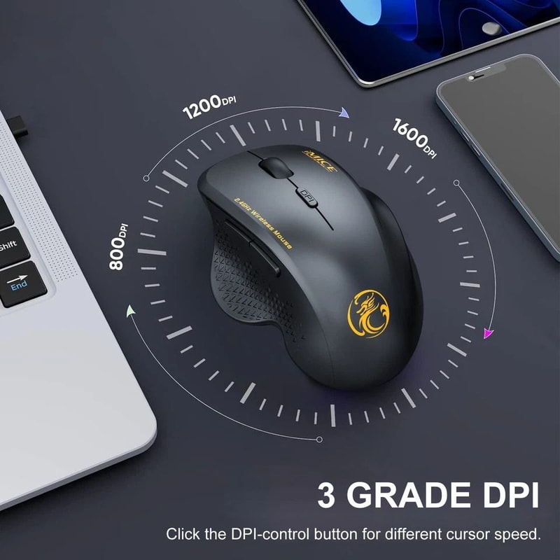 Wireless Optical Gaming Mouse With Buttons USB Receiver Wireless For Laptop PC 3