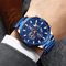 Waterproof Men Watch Stainless Steel Quartz Classic Business Luminous Wristwatch 3