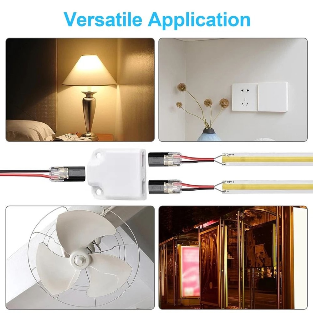 Waterproof Pin Way Plug Electrical Wire Cable Snap Connectors Durable Terminal Clamps 4