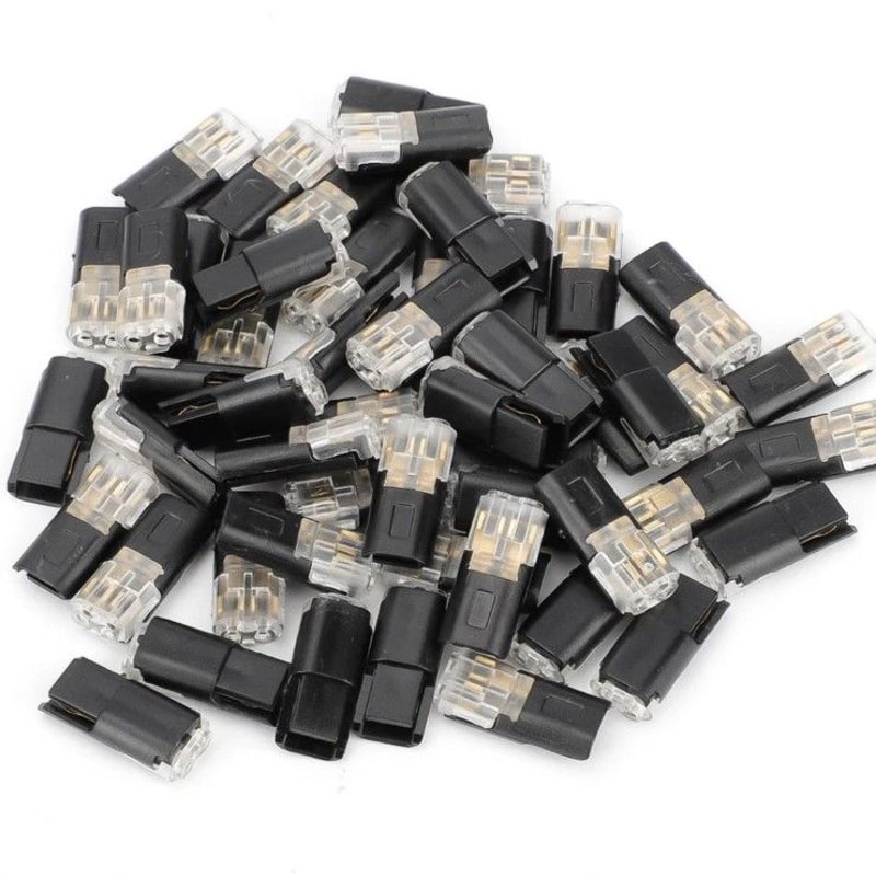 Waterproof Pin Way Plug Electrical Wire Cable Snap Connectors Durable Terminal Clamps 0