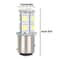 LED Car Tail Brake Light Bulb White SMD High Brightness For Enhanced Safety 6