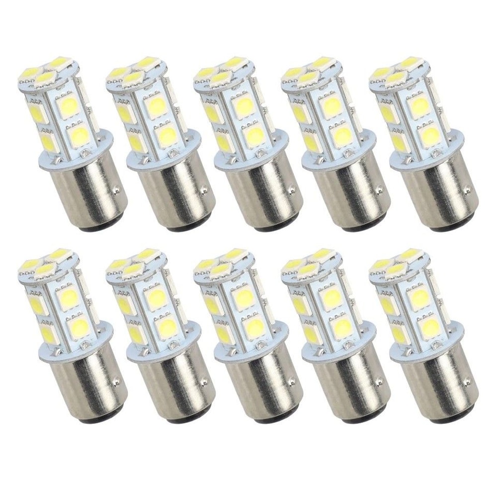 LED Car Tail Brake Light Bulb White SMD High Brightness For Enhanced Safety 0