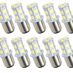 led car tail brake light bulb white, smd, high brightness for enhanced safety