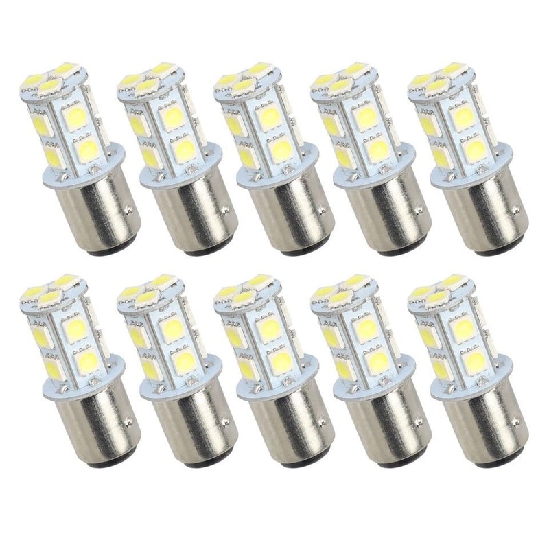LED Car Tail Brake Light Bulb White SMD High Brightness For Enhanced Safety 0
