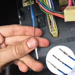 electrical connector pin kit with extractor tools for quick wire termination