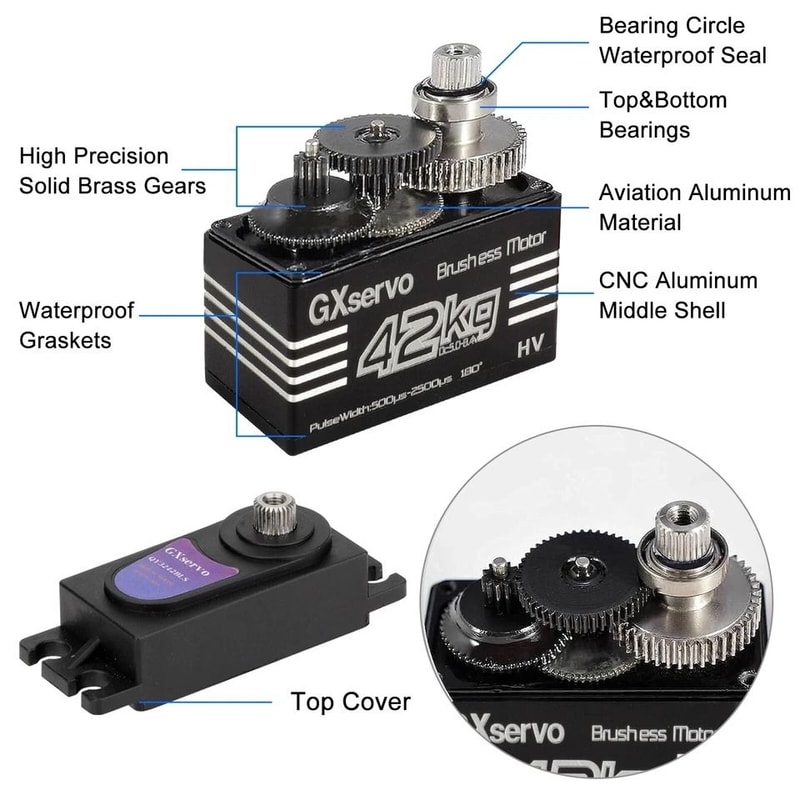 Waterproof Digital Servo High Torque Speed 4