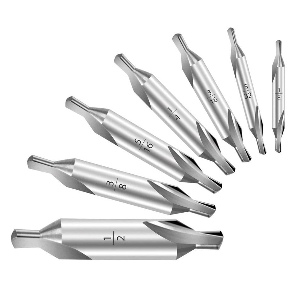 HSS Center Drill Bit Set Angle Premium Metalworking Tools For Precise Drilling 0