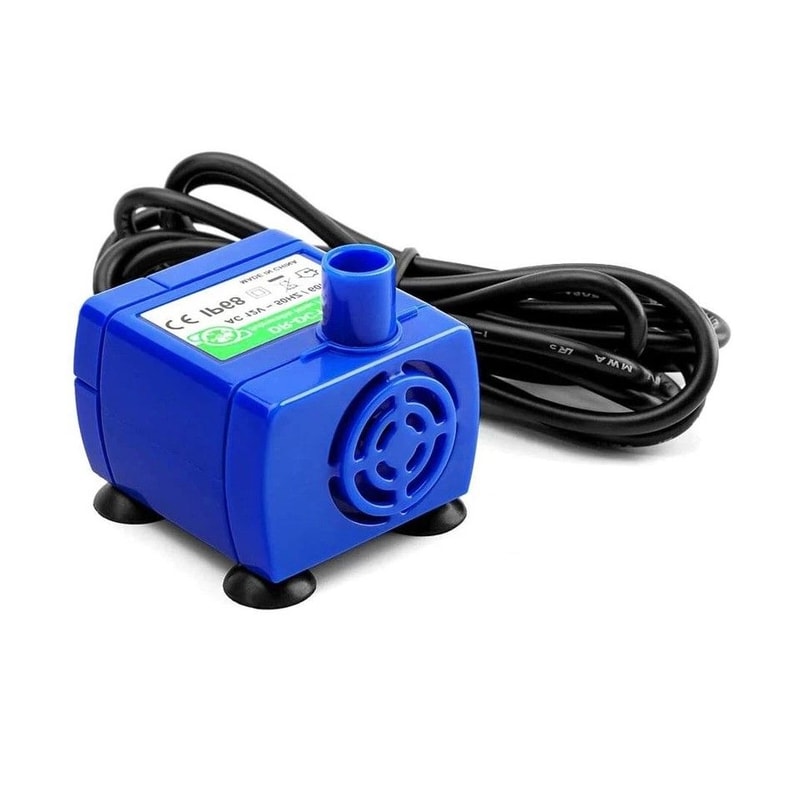 Pet Water Dispenser Pump USB LED Light Cat Drinking Fountain With Motor 0