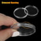 Clear Coin Capsules Display Storage Case For US JFK Half Dollar Coins 2
