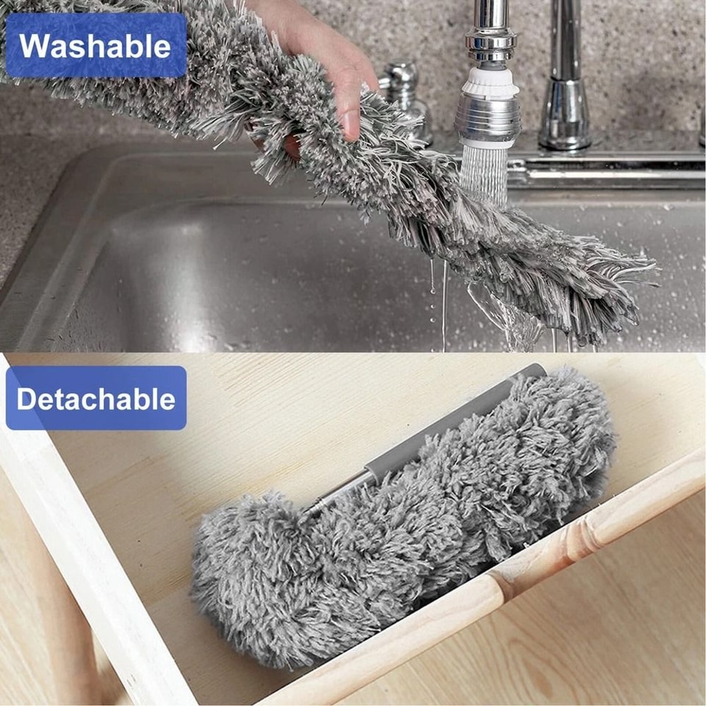 Extendable Microfiber Duster Cleaning Tool Soft Feather Brush For Home Use 3
