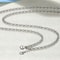 Stainless Steel Necklace Chains For DIY Jewelry Making Silver Tone 1