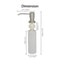 Stainless Steel Soap Dispenser For Kitchen Sink Hands Bath Liquid Pump Bottle Modern Durable Desig 5