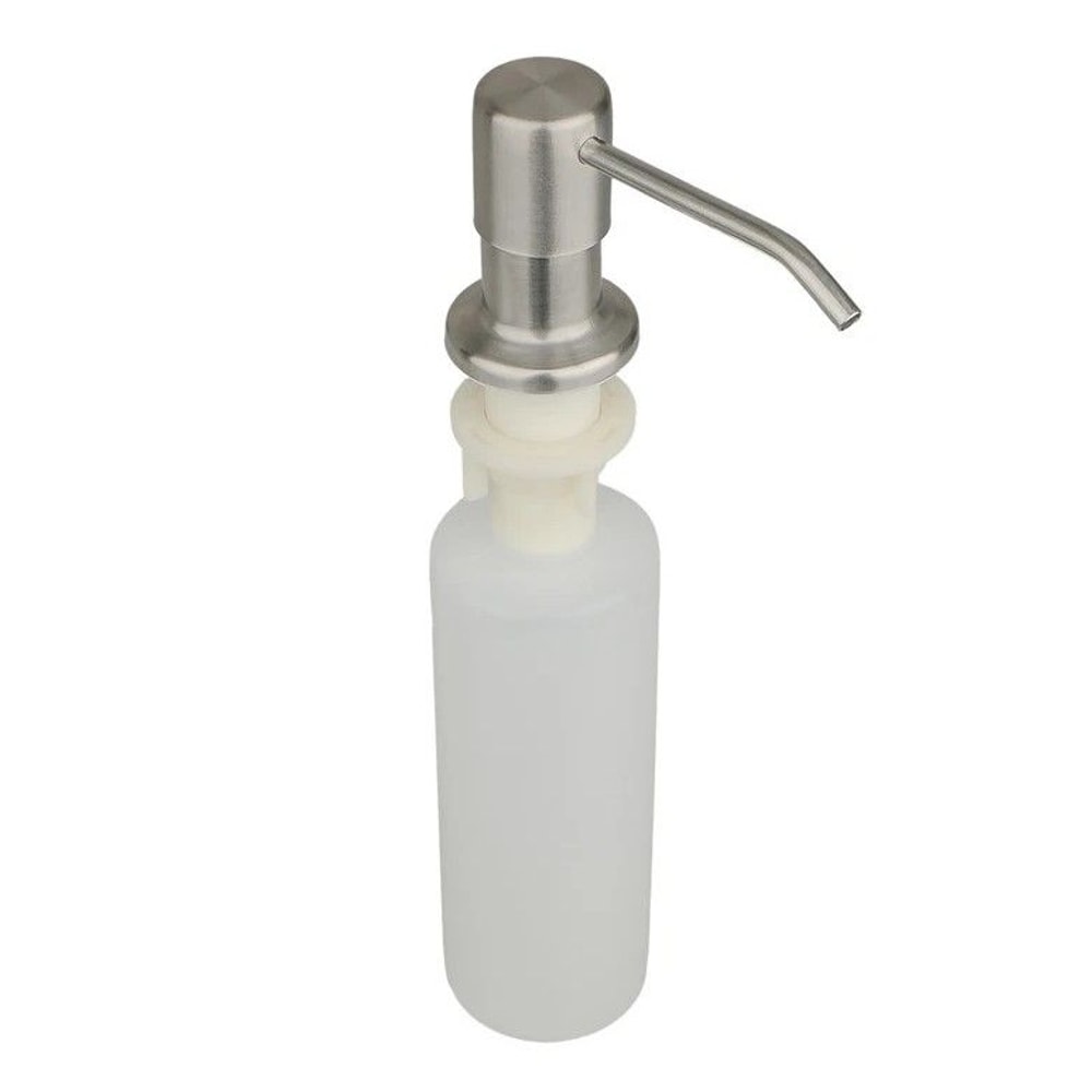 Stainless Steel Soap Dispenser For Kitchen Sink Hands Bath Liquid Pump Bottle Modern Durable Desig 0