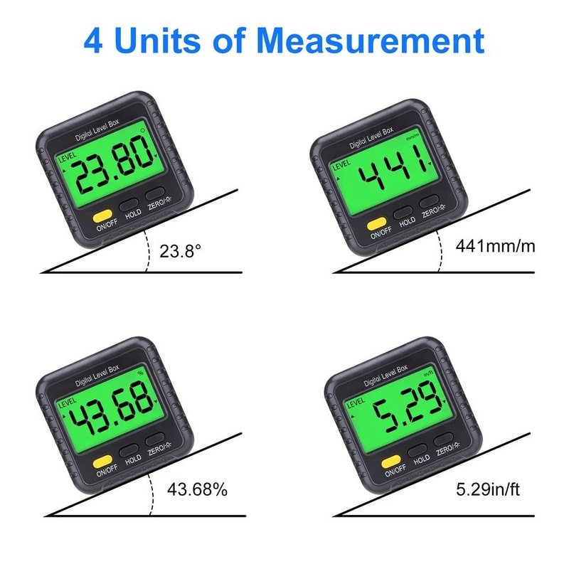 Magnetic Digital Level Box Gauge Protractor Inclinometer For Accurate Angle Measurements 3
