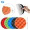 Car Buffing Pads Kit For Drill Polishing Sponge Foam Pads For Waxing And Detailing 7