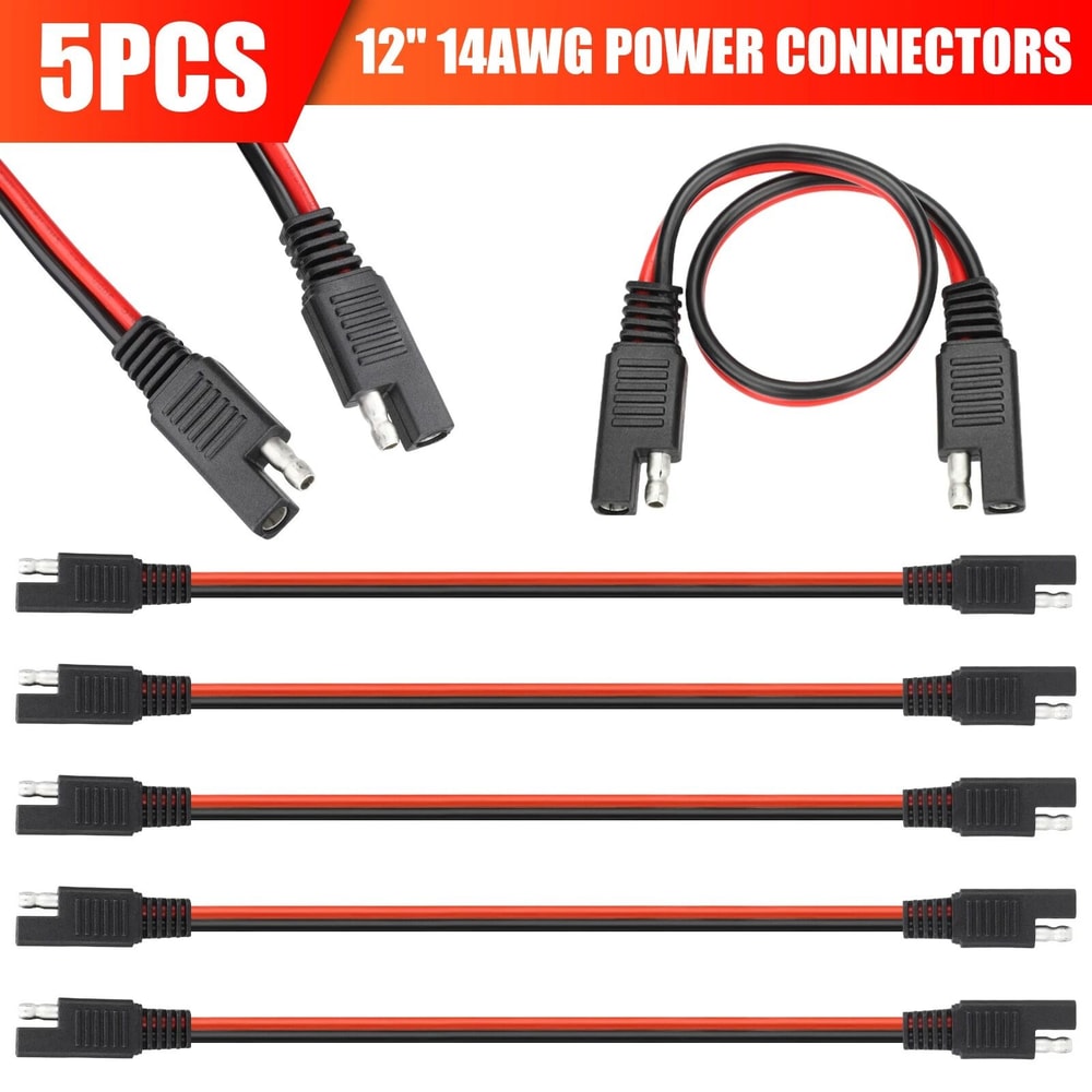 Power Connectors Cable Quick Disconnect Polarized Wire For Automotive Solar And More 9