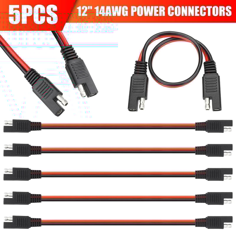Power Connectors Cable Quick Disconnect Polarized Wire For Automotive Solar And More 9