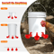 Automatic Poultry Watering Cups For Chickens Ducks Quail Hens Easy Clean LeakProof Drinkers 7