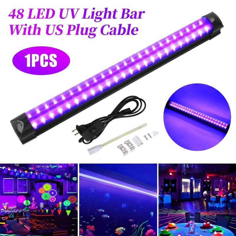 LED UV Black Light Strip For DJ Parties Clubs And Fluorescent Effects 6