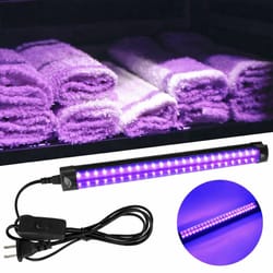 led uv black light strip for dj parties, clubs, and fluorescent effects