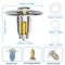 Universal PopUp Drain Stopper For Bathroom Sink AntiBlocking EasyInstall Stainless Steel 1