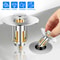 Universal PopUp Drain Stopper For Bathroom Sink AntiBlocking EasyInstall Stainless Steel 6