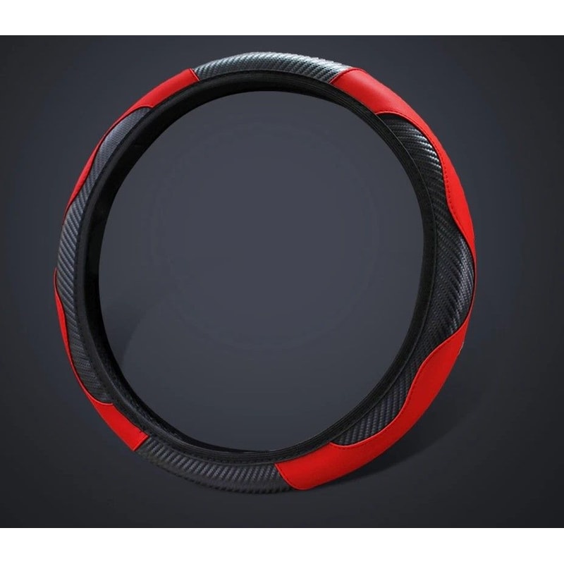 Universal Leather Steering Wheel Cover AntiSlip For Cars SUVs 0