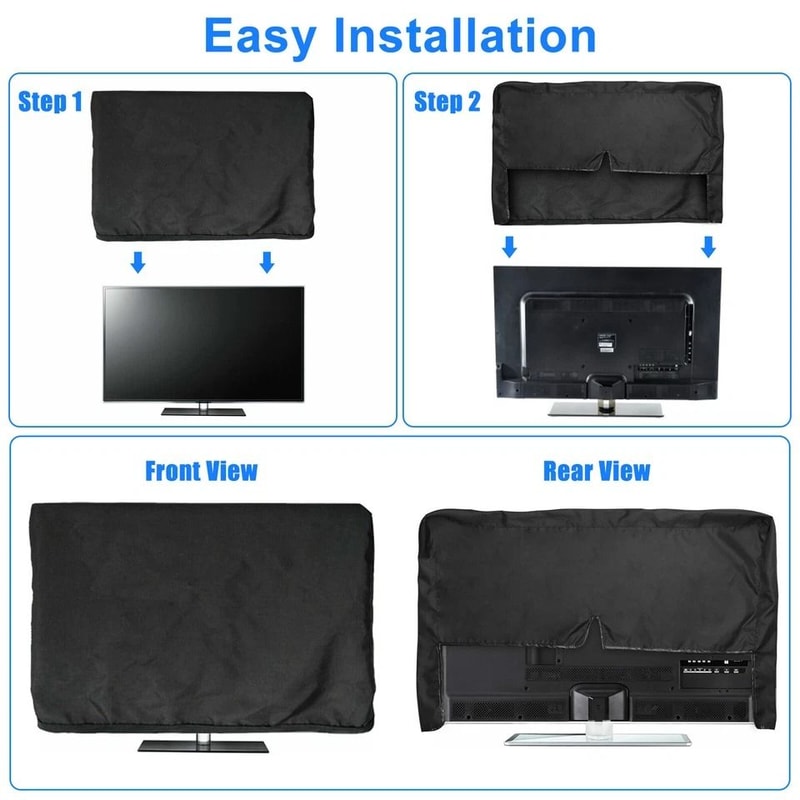 Outdoor TV Cover Waterproof Weatherproof Fitted Protector 2