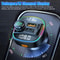 Bluetooth FM Transmitter Car Adapter With USB PD Charger HandsFree Calling 3