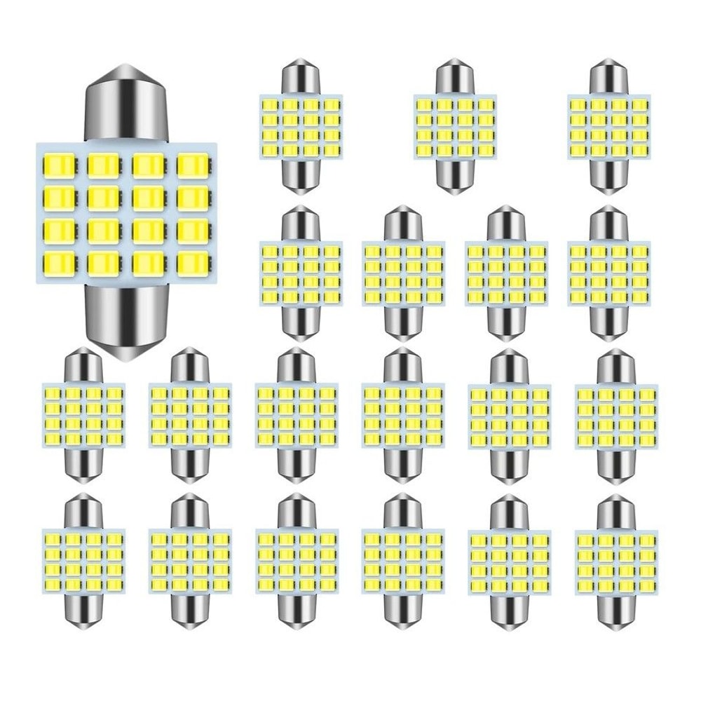 Festoon LED Bulbs White CANBUS Replacement For Dome Map Lights 0