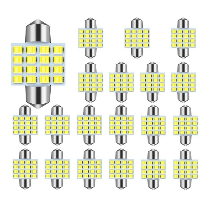 Festoon LED Bulbs White CANBUS Replacement For Dome Map Lights 0