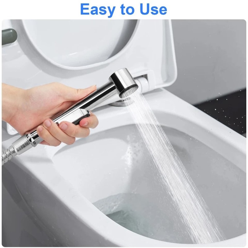Hand Held Toilet Bidet Sprayer Bathroom Shower Head With Hose EcoFriendly And Adjustable Water Pres 1
