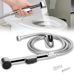 hand held toilet bidet sprayer bathroom shower head with hose eco-friendly and adjustable water pressure