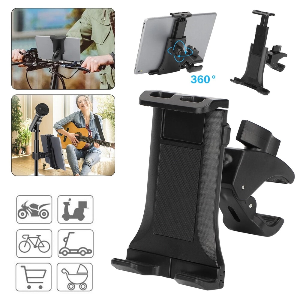 Adjustable Tablet Holder For Treadmills Bikes Microphone Stands 6
