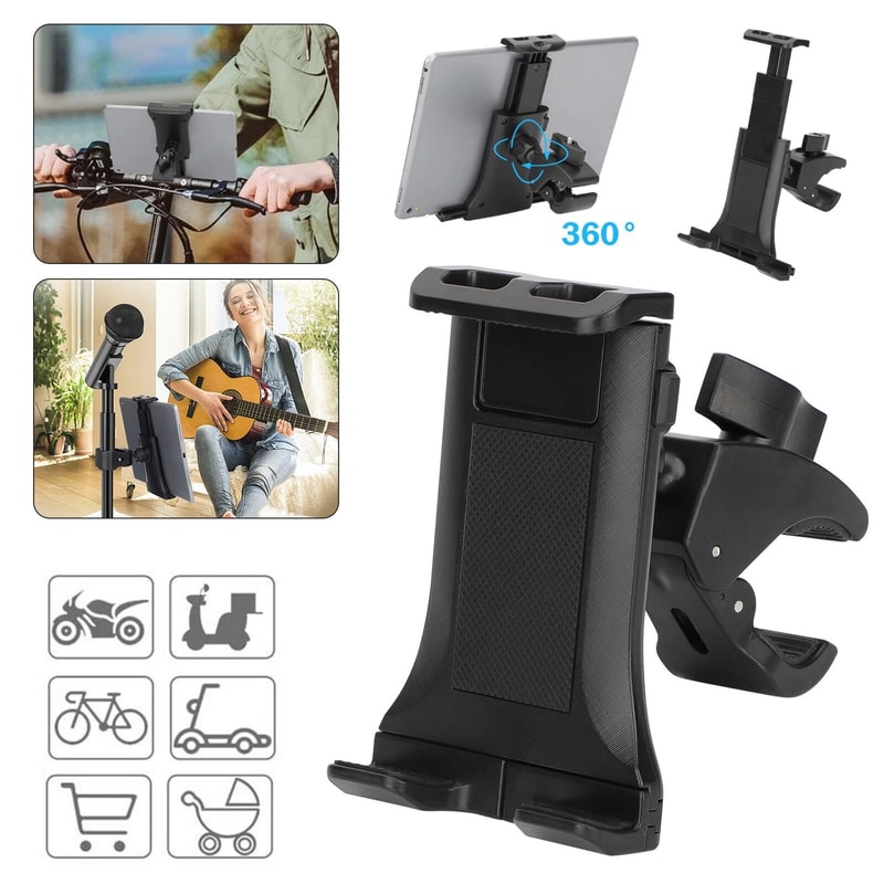 Adjustable Tablet Holder For Treadmills Bikes Microphone Stands 6
