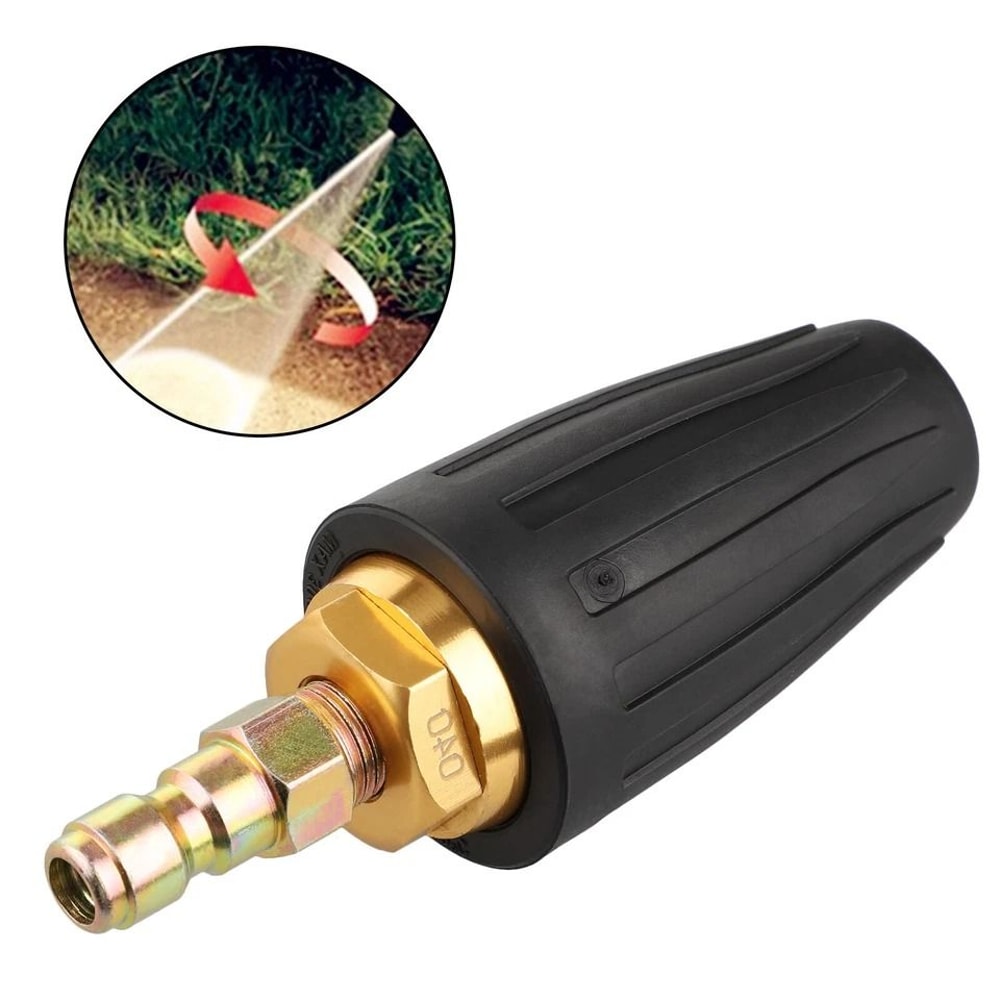 High Pressure Washer Turbo Nozzle GPM PSI Spray Tip Quick Connect 0