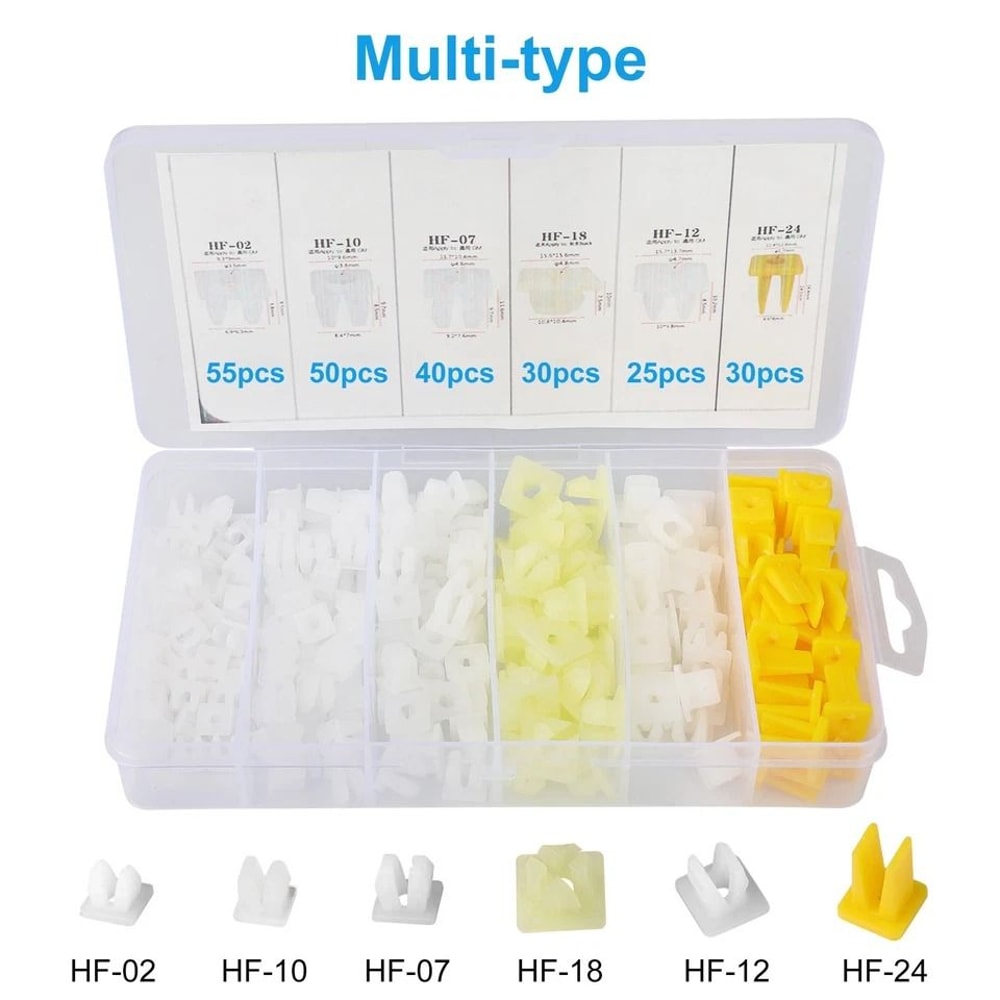 Car Push Retainer Clips Set Universal Fastener Assortment For Automotive Repair 1