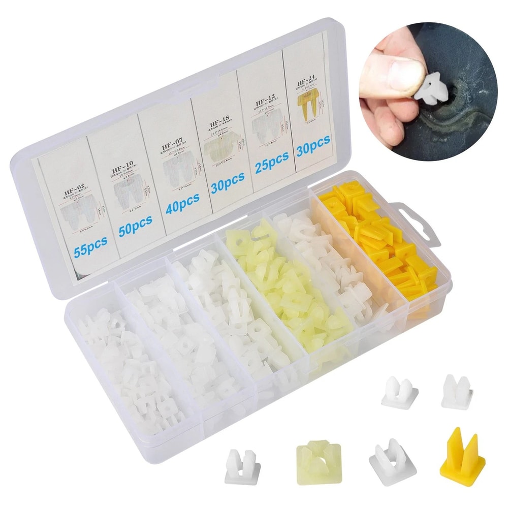 Car Push Retainer Clips Set Universal Fastener Assortment For Automotive Repair 5