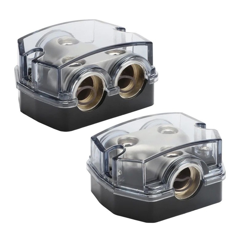 Way Distribution Block Gauge Car Audio Amp Power Ground Distributor For Enhanced Electrical Perform 0