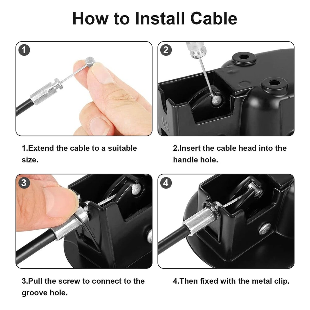 Universal Recliner Release Handle Heavy Duty Cable Lever For Sofa Chair Replacement 5