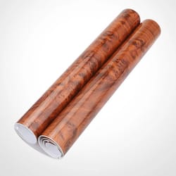 wood grain vinyl wrap sticker car interior glossy film decal, diy dashboard & console decoration