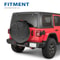 Universal DIY Spare Tire Cover Black Protector For Jeep RV And Trailer 2