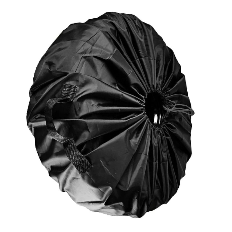 Universal DIY Spare Tire Cover Black Protector For Jeep RV And Trailer 0