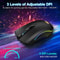 Wireless Gaming Mouse With Color LED Backlight USB Rechargeable Optical Sensor For PC 2