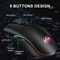 Wireless Gaming Mouse With Color LED Backlight USB Rechargeable Optical Sensor For PC 5