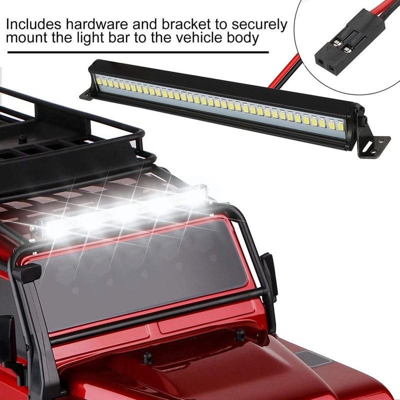 LED Super Bright Light Bar For RC Crawler Roof Lamp 2