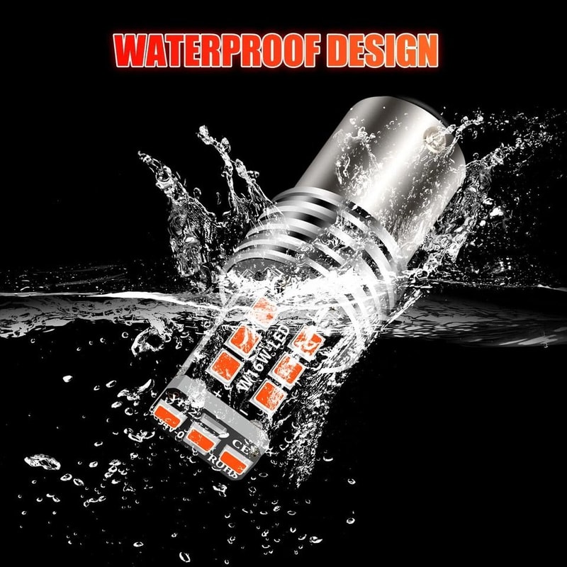 LED Strobe Flashing Brake Tail Light Bulbs LED Safety Alert Stop Parking Lights For Cars 3