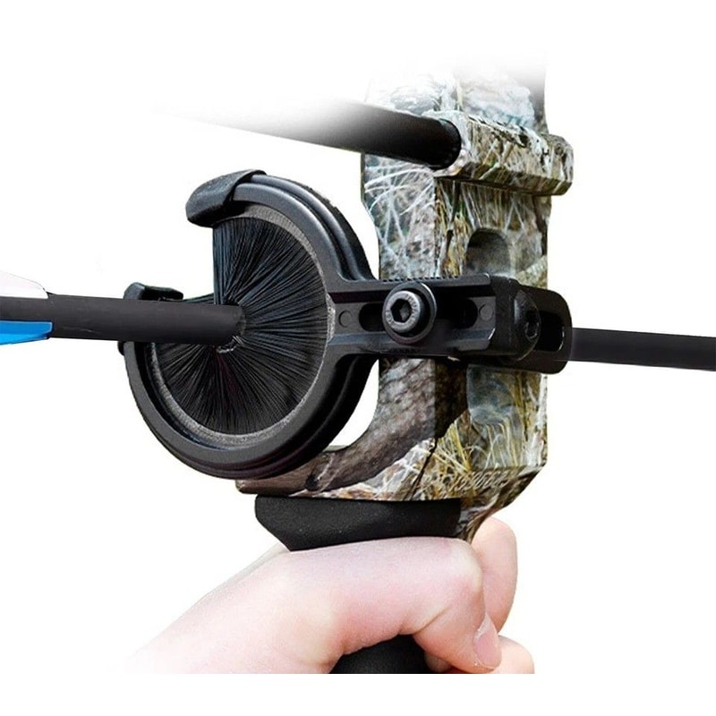 Adjustable Archery Brush Arrow Rest For Left Right Handed Compound And Recurve Bows Durable Secure 0
