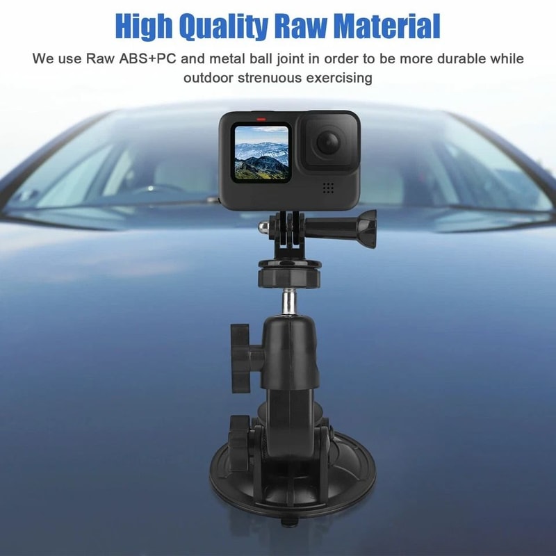 Suction Cup Car Mount For DSLR Nikon DJI OSMO Cameras 1